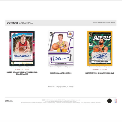 2024-25 Panini Donruss Basketball Hobby, 10 Box Case
