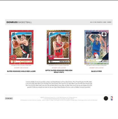 2024-25 Panini Donruss Basketball Hobby, Box