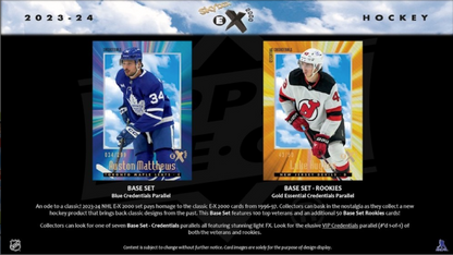 2023-24 Upper Deck Skybox E-X 2000 Hockey Hobby, Pack
