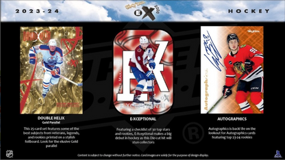 2023-24 Upper Deck Skybox E-X 2000 Hockey Hobby, 12 Box Case