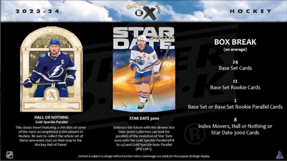 2023-24 Upper Deck Skybox E-X 2000 Hockey Hobby, Pack