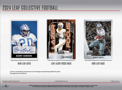 2024 Leaf Collective Football Jumbo, Box