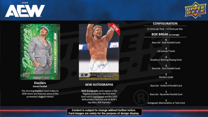 2025 Upper Deck AEW Wrestling Hobby, Box