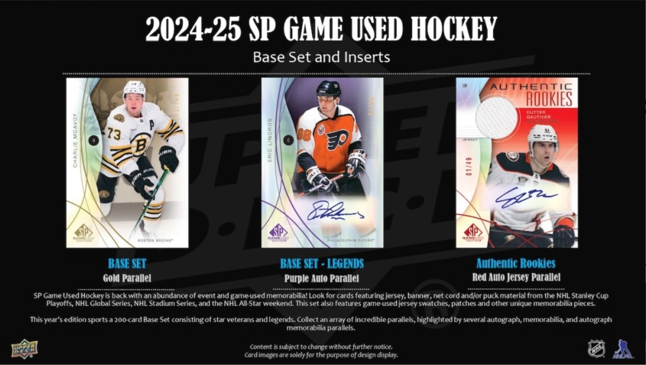 2024-25 Upper Deck SP Game Used Hockey Hobby, Box