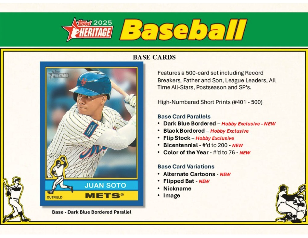 2025 Topps Heritage Baseball Blaster, Box