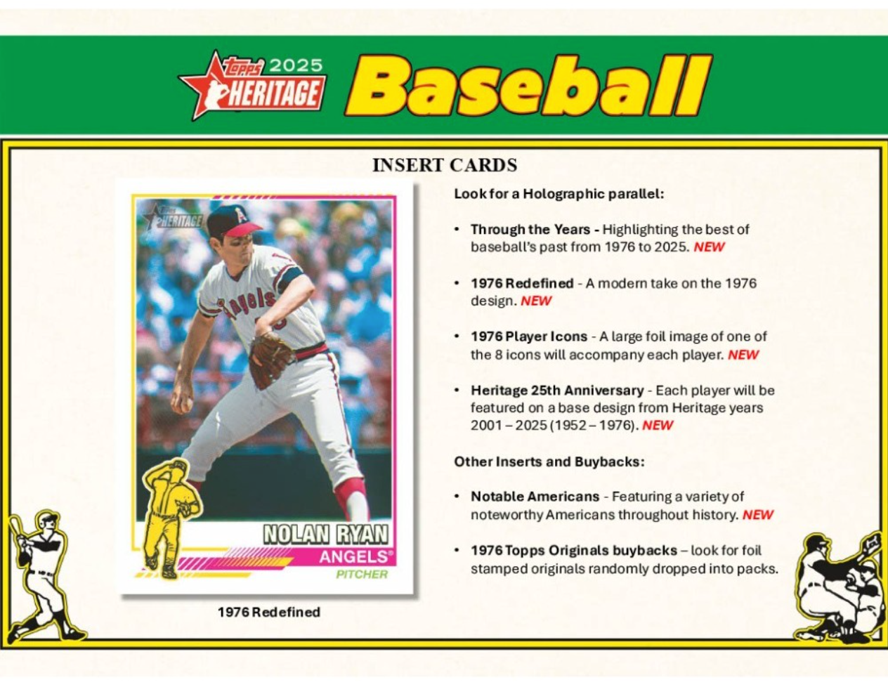 2025 Topps Heritage Baseball Blaster, Box
