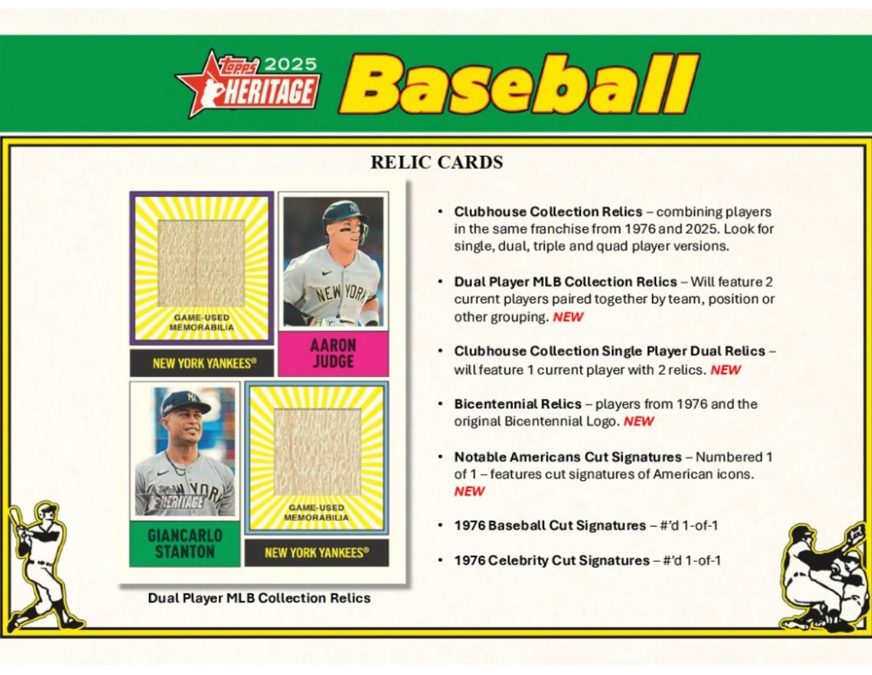 2025 Topps Heritage Baseball Blaster, Box