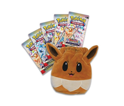 Pokemon Scarlet & Violet Prismatic Evolutions Special Collection Accessory Pouch, 6 Box Case