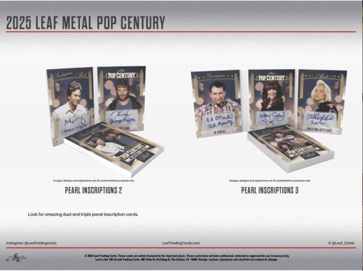 2025 Leaf Metal Pop Century Hobby, 10 Box Case