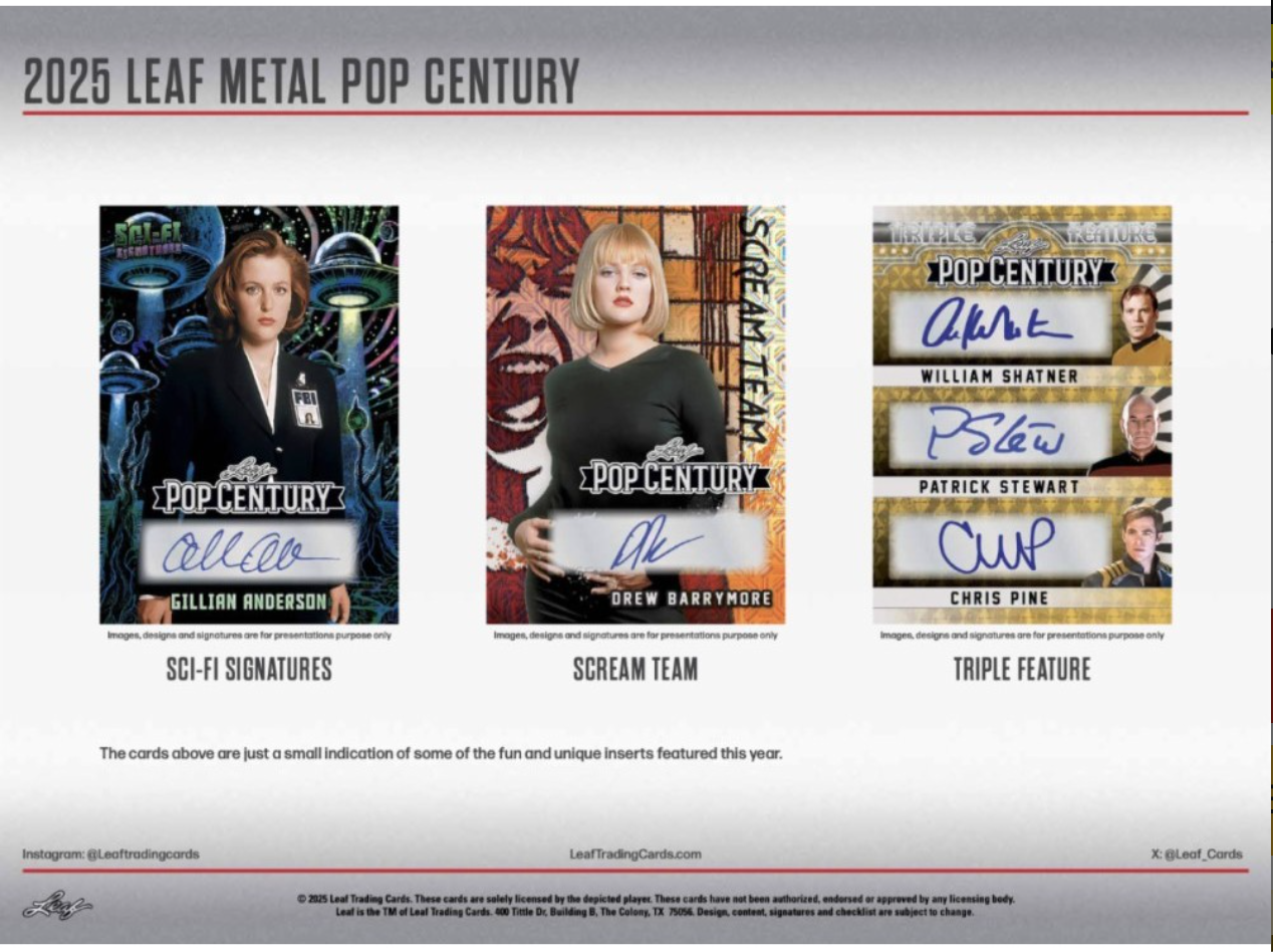 2025 Leaf Metal Pop Century Hobby, Box