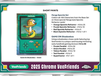 2025 Topps VeeFriends Chrome Hobby, Pack