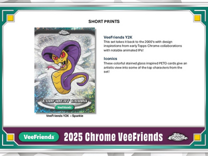 2025 Topps VeeFriends Chrome Hobby, Pack