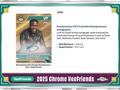 2025 Topps VeeFriends Chrome Hobby, Pack