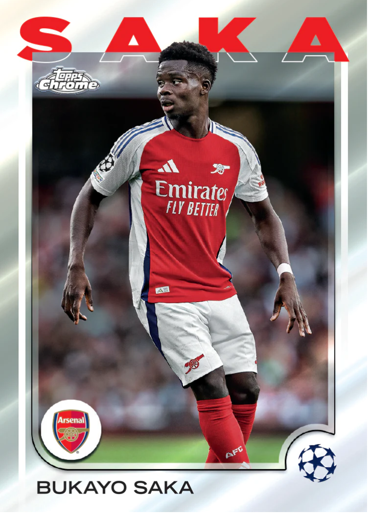 * Last Pack * 2024-25 Topps Chrome UEFA Club Competitions Soccer Hobby, Pack
