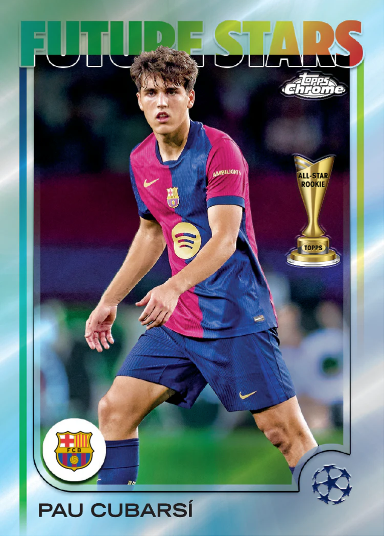 *LAST CASE* 2024-25 Topps Chrome UEFA Club Competitions Soccer Hobby, 12 Box Case