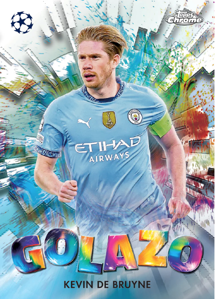 2024-25 Topps Chrome UEFA Club Competitions Soccer Jumbo, Pack