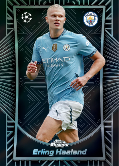 *LAST CASE* 2024-25 Topps Chrome UEFA Club Competitions Soccer Hobby, 12 Box Case