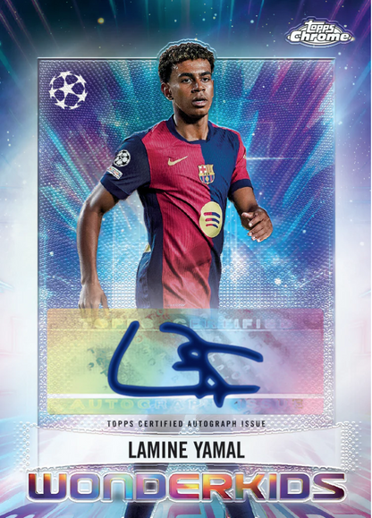 * Last Pack * 2024-25 Topps Chrome UEFA Club Competitions Soccer Hobby, Pack