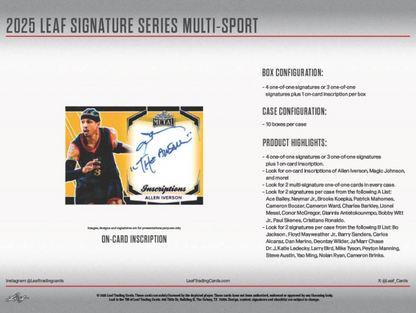 2025 Leaf Signature Series Multi-Sport Hobby, Box