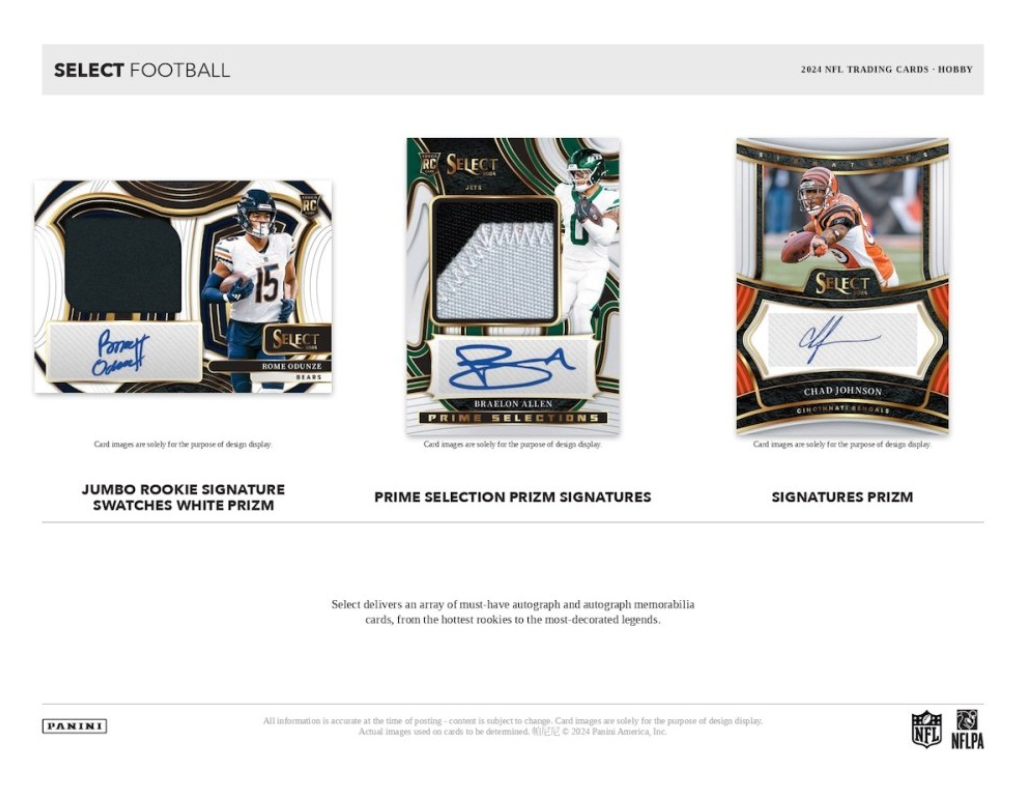 2024 Panini Select Football Hobby, Box