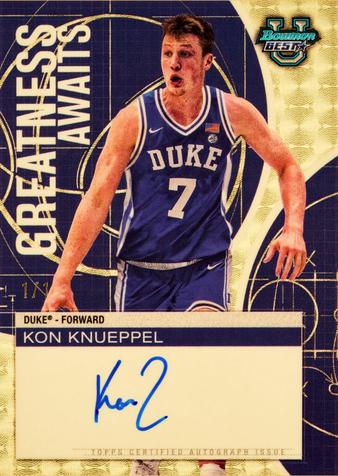 2024-25 Bowman University Best Basketball Delight, Box