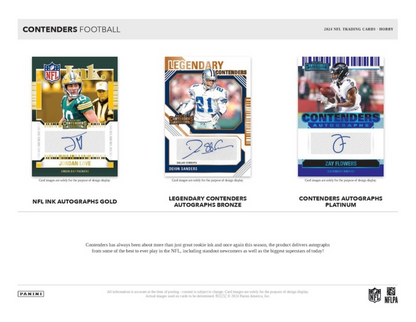 2024 Panini Contenders Football Hobby, 12 Box Case