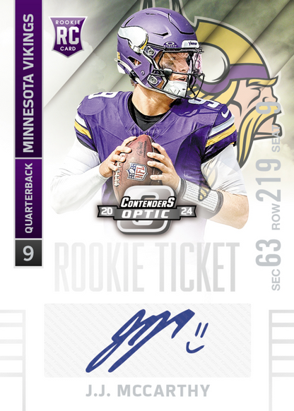 2024 Panini Contenders Optic Football Hobby, Box