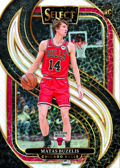 2024-25 Panini Select Basketball Hobby, Blaster Box (Green & Red Mojo)