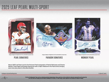 2025 Leaf Metal Pearl Multi-Sport Hobby, Box