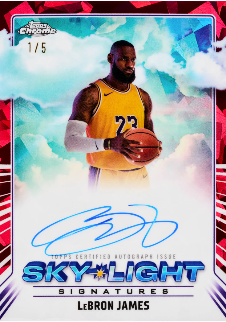 *LAST CASE* 2024-25 Topps Chrome Basketball Sapphire Edition, 10 Box Case