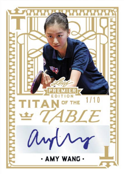 2025 Leaf Major League Table Tennis MLTT Premier Edition, 12 Box Case