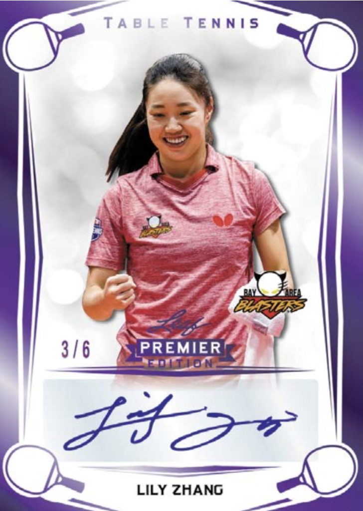 2025 Leaf Major League Table Tennis MLTT Premier Edition, Box