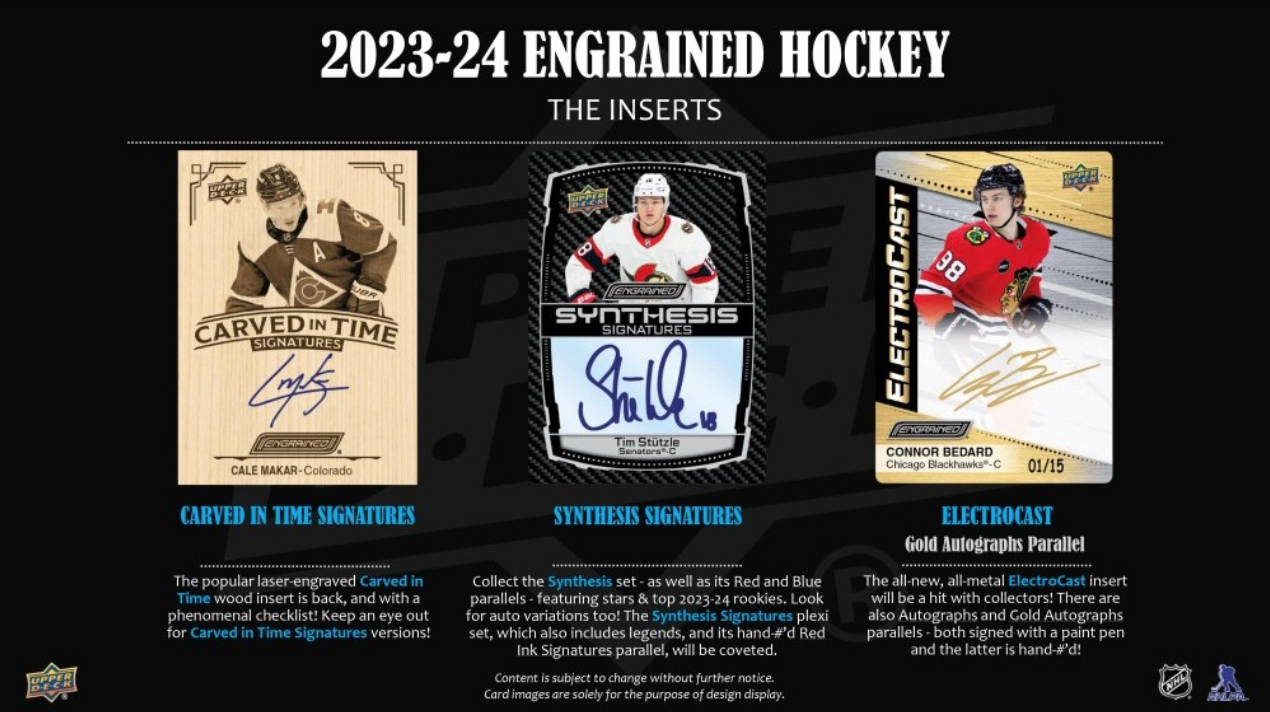 *LAST CASE* 2023-24 Upper Deck Engrained Hockey Hobby, 10 Box Case