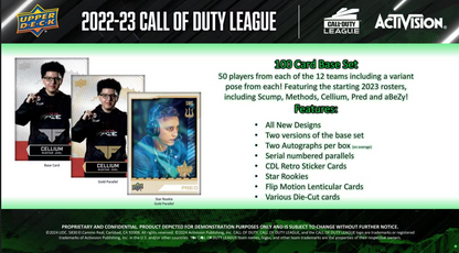 2022-23 Upper Deck Call of Duty League Hobby, Box