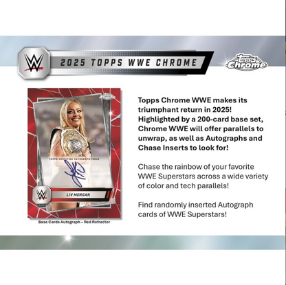 2025 Topps WWE Chrome Mega, 20 Box Case
