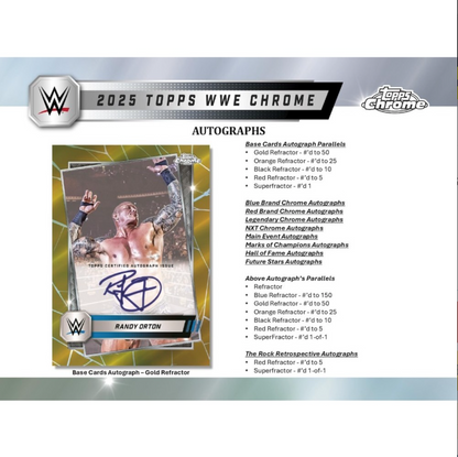 2025 Topps WWE Chrome Mega, Box
