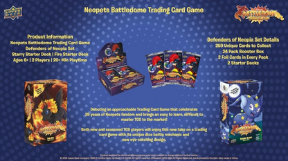 2025 Upper Deck Neopets Battledome Defenders of Neopia, Starry Acara Starter Deck
