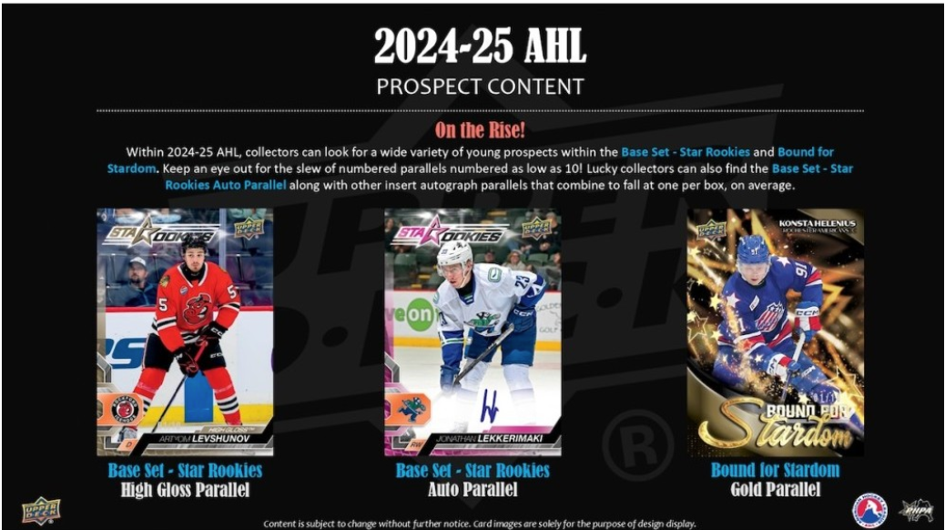 2024-25 Upper Deck AHL Hockey Hobby, Box