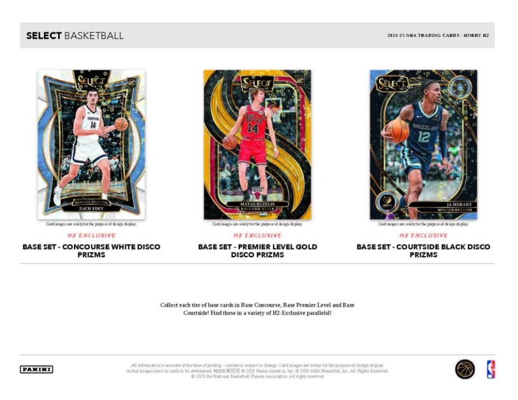 2024-25 Panini Select Basketball H2, Box