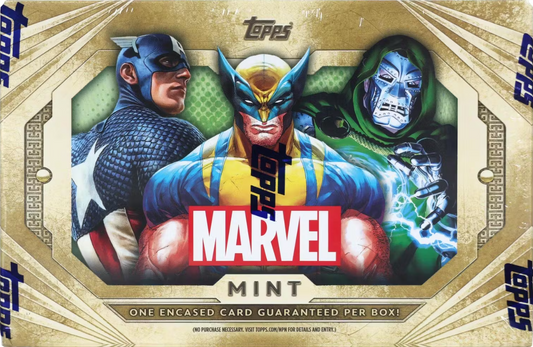 2025 Topps Mint Marvel Hobby, Box