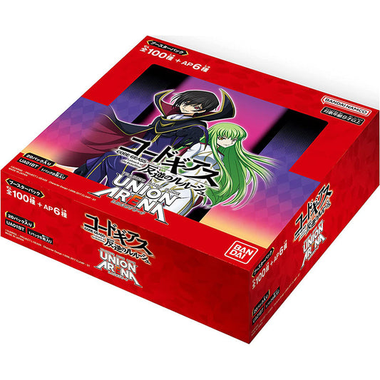 BANDAI Union Arena Booster Pack Code Geass Lelouch Of The Rebellion BOX ZA-609