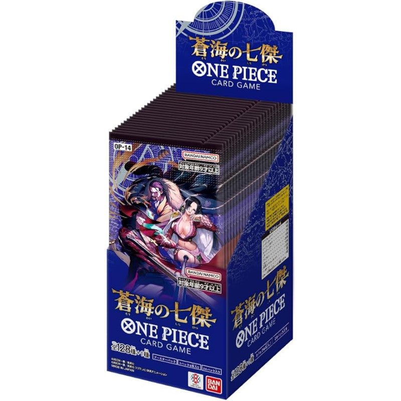 BANDAI ONE PIECE Card Game The Azure Sea's Seven OP-14 Booster BOX TCG