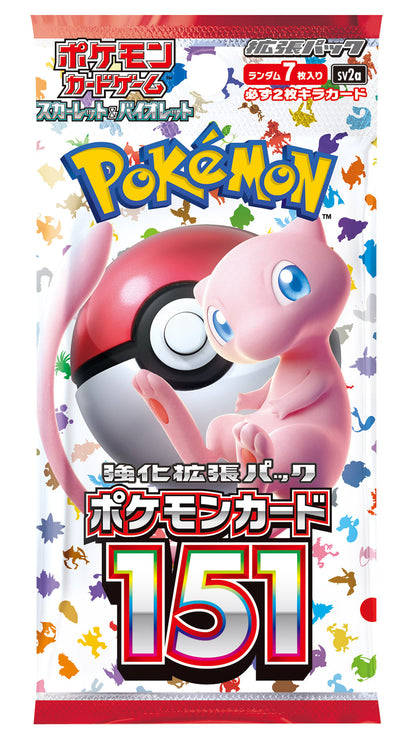 Pokemon Card Game Scarlet & Violet Booster Pack Pokemon 151 BOX sv2a Japanese