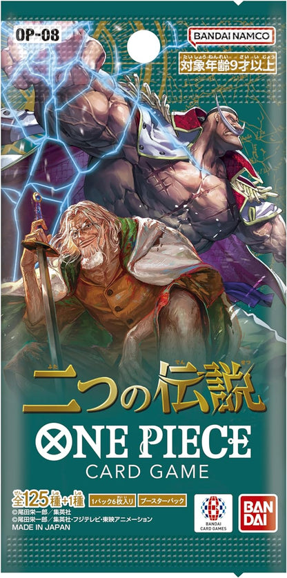 BANDAI ONE PIECE Card Game Two Legends OP-08 Booster BOX TCG JAPAN