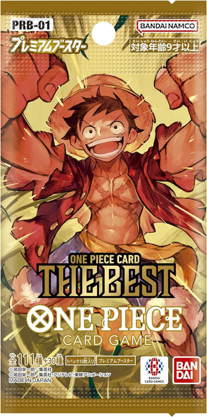 BANDAI ONE PIECE Card Game Premium Booster ONE PIECE CARD THE BEST PRB-01 BOX