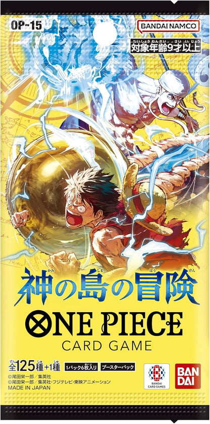 BANDAI ONE PIECE Card Game The Adventure on God’s Island OP-15 Booster BOX TCG
