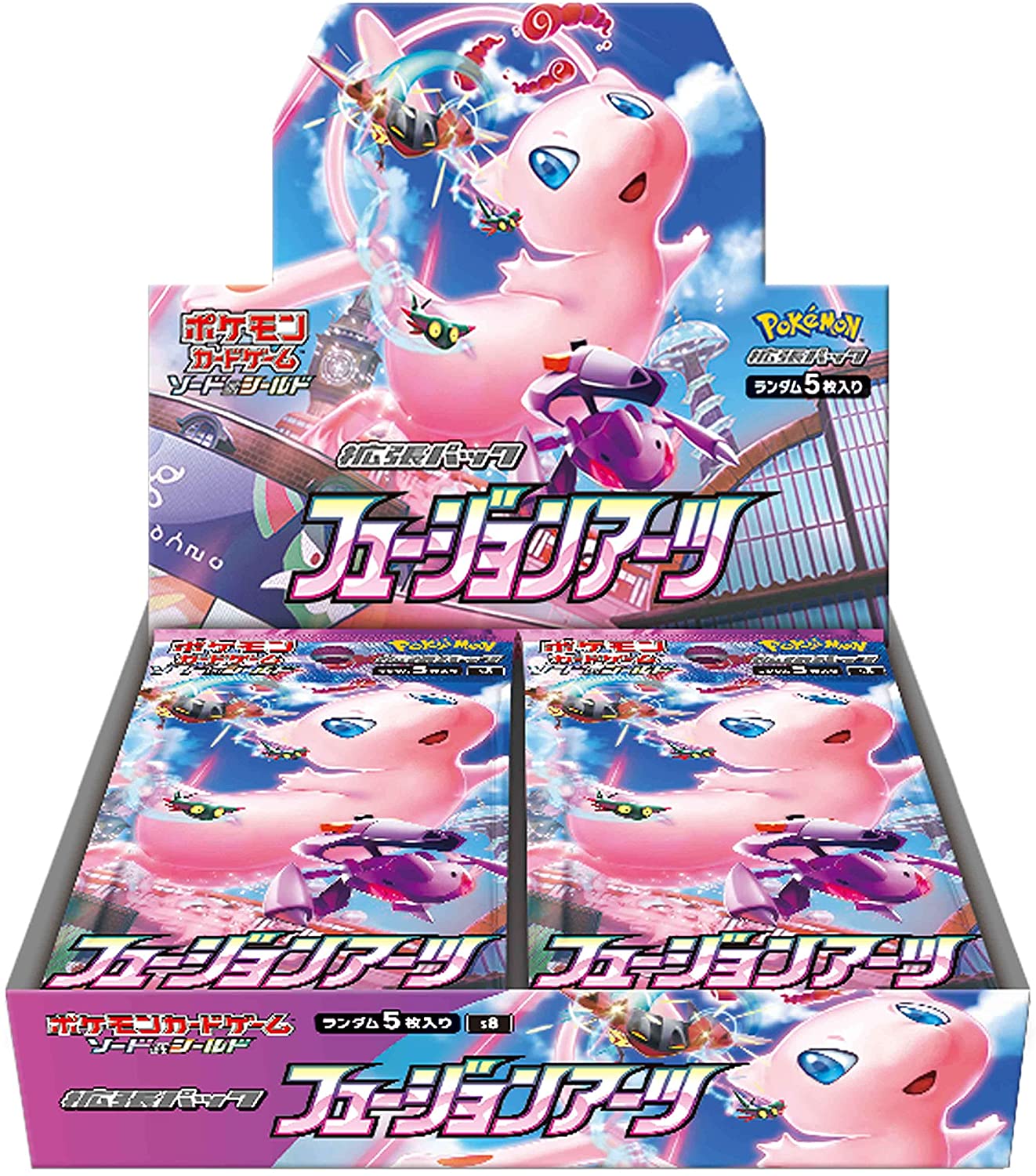 Pokemon Card Game Sword & Shield Expansion Pack BOX Fusion Arts s8 JAPAN