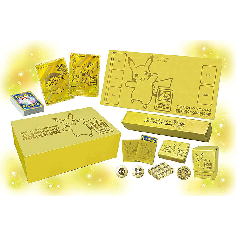 Pokemon Card Game Sword & Shield Expansion Pack 25th Anniversary Golden BOX