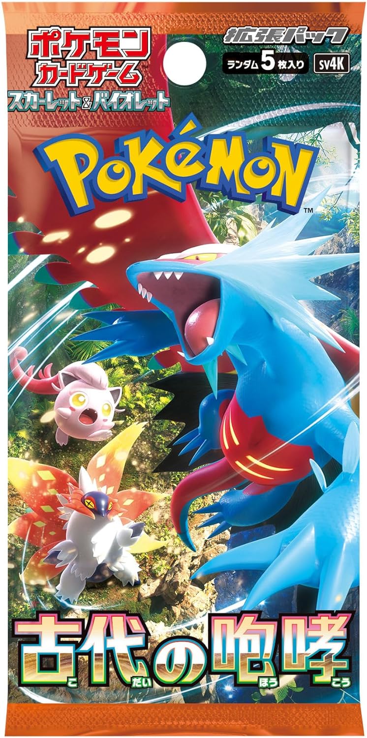 Pokemon Card Game Scarlet & Violet Booster Pack Ancient Roar BOX sv4K Japanese