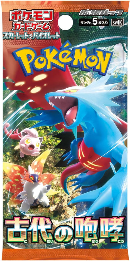 Pokemon Card Game Scarlet & Violet Booster Pack Ancient Roar BOX sv4K Japanese